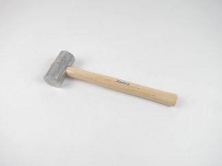 Leichtmetallhammer mit Hickorystiel, plane Bahn